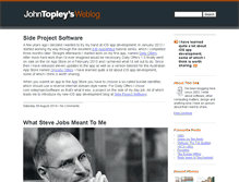 Tablet Screenshot of johntopley.com